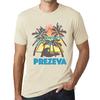 Men’s Vintage Tee Shirt Graphic T Shirt Summer Triangle Prezeva Natural