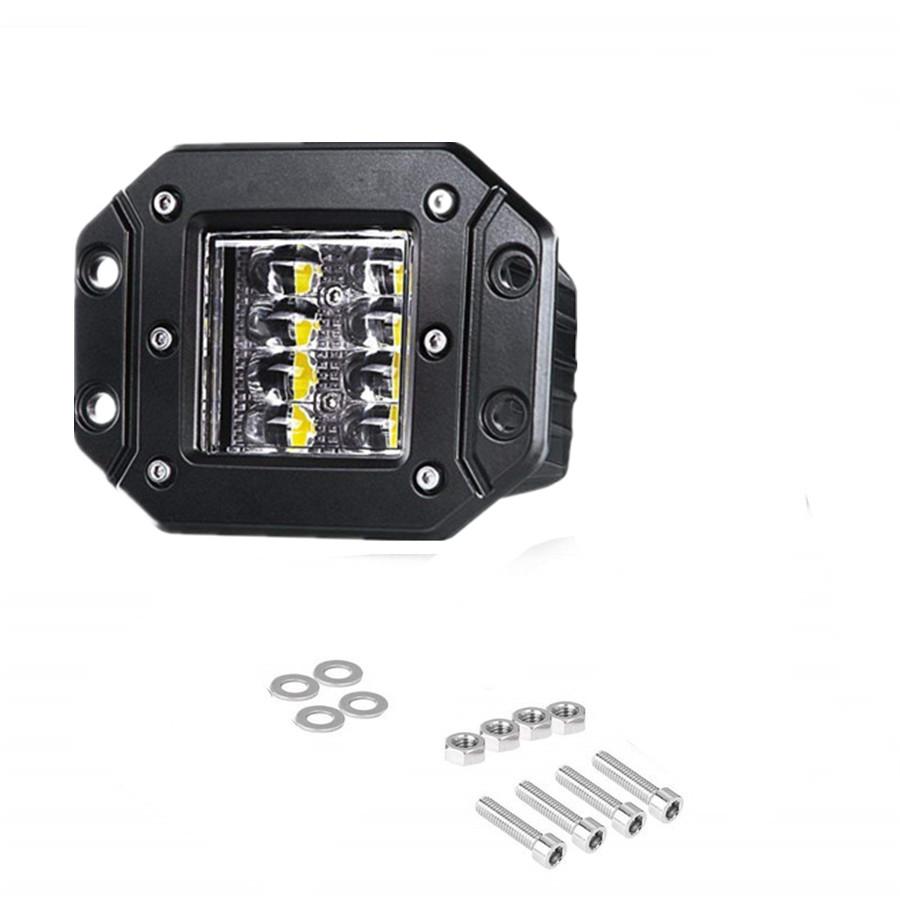 2x 48W Spot Flood Combo LED Arbeitsscheinwerfer Auto 4x4 Off-Road Einbau Stoßstangenleuchten