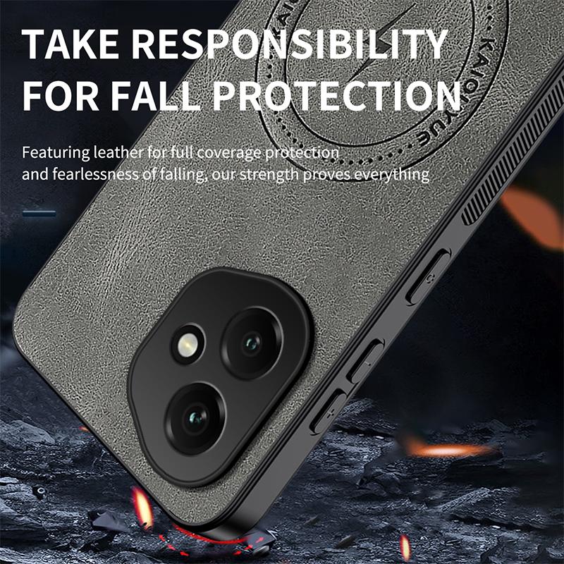 Para Honor 400 Capa Magnética de Couro de Luxo para Celular Para Honor 400 Pro Carregamento Sem Fio Capa Bumper à Prova de Choque Para Honor 400 Lite