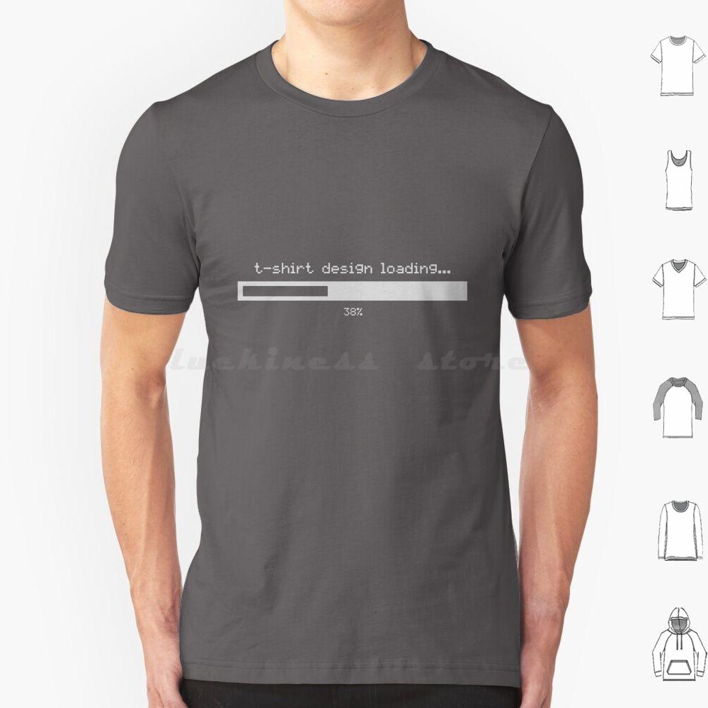 Loading Design T Shirt Men Women Kids 6xl Computer Retro Loading Load Percentage Tutorial Embroidery Design Machine Embroidery
