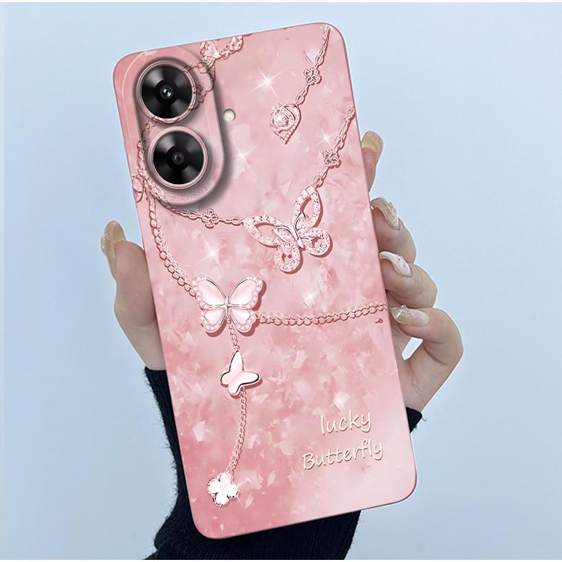 Phone Case for Realme Note 60 60X Narzo N61 Back Cover Matte Shell New Design Soft Silicone Funda for Realme Note60 RMX3933 Case