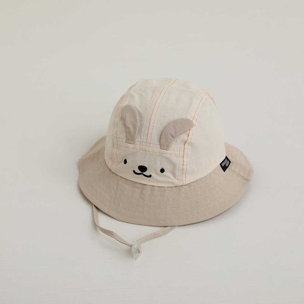Cartoon Animal Baby Bucket Cap Quick Dry Fisherman Caps Casual Boys Girls Sunhat  6-24Month