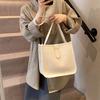 Premium Tasche modische und schlichte einfarbige Tragetasche vielseitige Schulter Messenger Damentasche