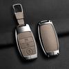 Zinc Alloy Leather Auto Shell Fob For Kia Optima Sorento Niro Soul Car Key Cover Case Holder For Kia Kx3 Kx5 K3S Rio Ceed Cerato