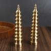 Nine-story Wenchang Tower Pure Brass Handicraft Ornament 9th-floor Office College Entrance Examination Student Gold List Title Desk Decoration