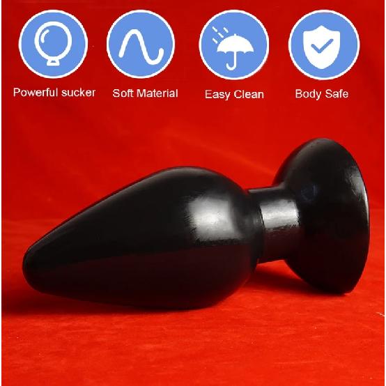 TPE Butt Plug,Ass Anus Dilator Prostrate Massage,Anal Dildo Sex Toy with Strong Suction Cup,Analplug Buttplug