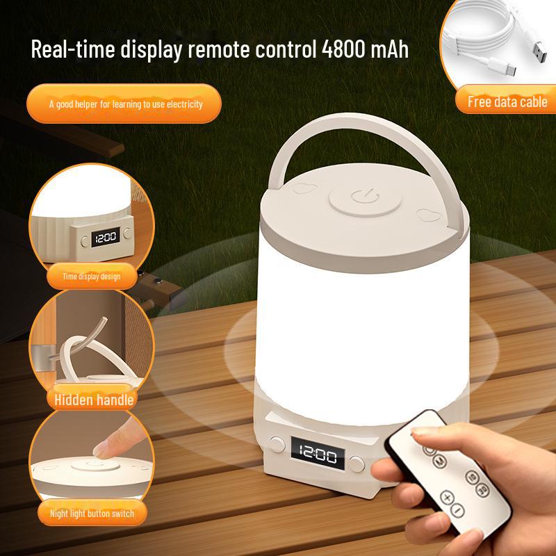 Rechargeable LED Night Light: Portable Touch Lamp for Feeding, Bedside, Dorm, Desk, or Sleep Atmosphere