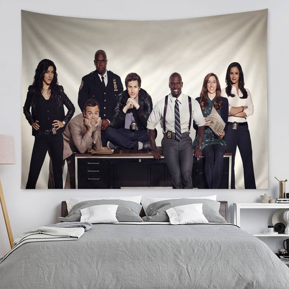 Comedy TV BBrooklyn Nine Nine Anime Tapestry Hanging Tarot Hippie Wall Rugs Dorm Home Decor