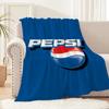 שמיכה פליז אופנתית עם לוגואים של P-pepsi C-cola, שטיחון לפינת שינה בספה לסלון, חם למשרד, חדר שינה, מתנות יום הולדת, בית, נסיעות, ילדים