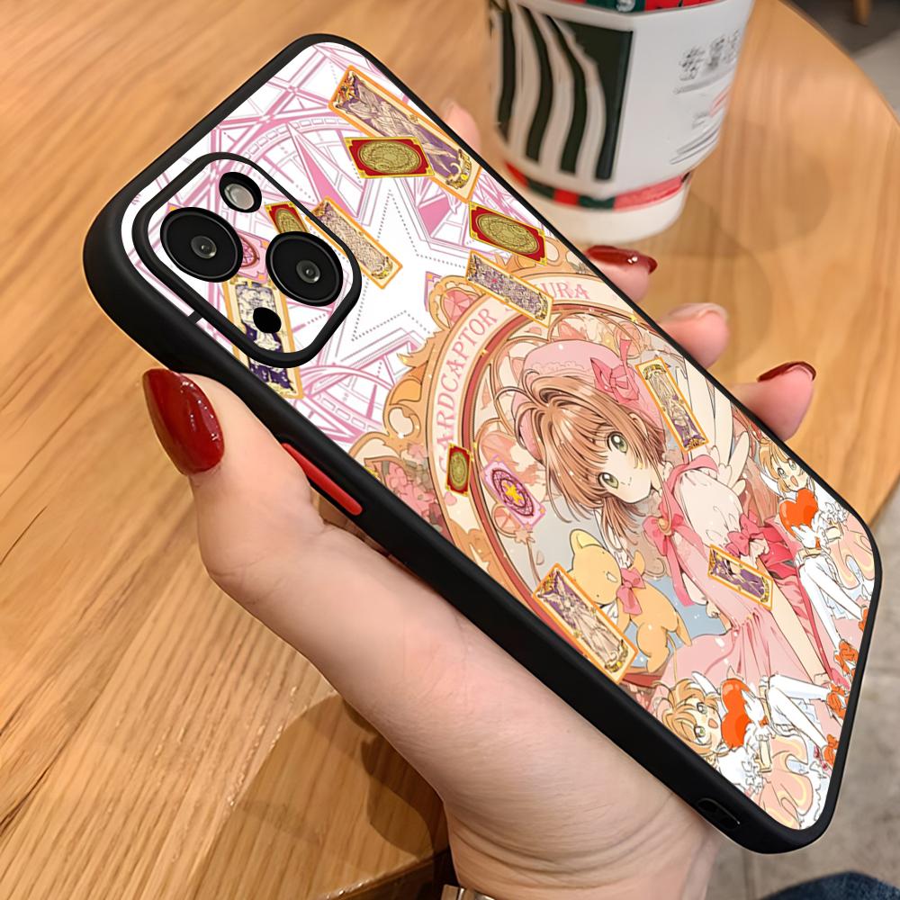 Cardcaptor Sakura Phone Case For IPhone 17 16 15 Pro Max 14 Pro 1613 11 12 Mini Xs Xr Plus Se Matte Back Cover