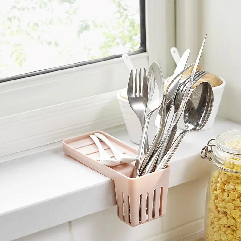 Kitchen Suction Cup Storage Rack Household Sink Scouring Pad Storage Drainage Sorting Racks Tableware Miscellaneous Storages Box