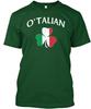 O'talian Italian T-Shirt Made In the USA Size S To 5XL