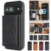 MagSafe Wireless Charging Magnetic Wallet Card Phone Case for Google Pixel 10 Pro XL 9 9A 8 8A Leather 2-in-1 Flip Stand Cover