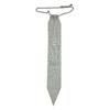 Sparkling Neck Tie Shiny Rhinestones Flat Mesh Style Metal Neck Straps Bling Necktie Christmas