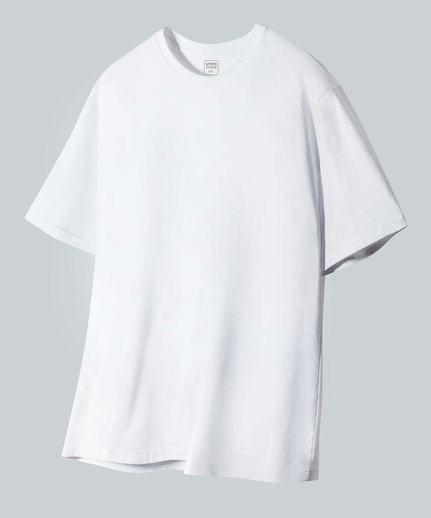 UNTAPPED STUDIO [2Pack] Pure Cotton Big Oversized 20-Count Short Sleeve T-Shirt 2 Colors