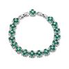 The Cross Plum Blossom Zircon Bracelet Does Not Fade, And The Multi-Color Jewelry Full Of Diamonds Is Optional.
