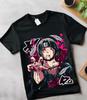 Itachi Uchiha T-Shirt Naruto Shippuden Manga Streifen Naruto Anime Shirt Geschenk