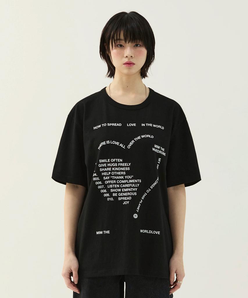 Mimdeowodeulobeu Love Letter T-Shirt_White