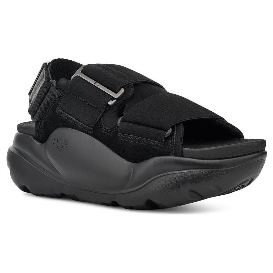 UGG La Cloud Series Fabric Lightweight Comfortable Fashion Sandals Women Sandals Black 1137413-BLK