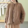 Damen Baumwollsteppmäntel Damen Herbst Winter Vintage Stil Blumendruck Weibliche Dick Gefütterte Jacken M078