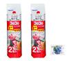 Set of 2 Nitoms Adhesive Cleaner Spare 80mm Wide X 70 Mini Roller for Living Room and Bedroom 2 Rolls Per Pack Bonus Tapes, Rolls, Use, C0270, +