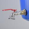 1/2" 3/4" Brass Water Tank Fitting Kit, with Alloy Faucet, Gasket Copper Pipe Fish Tank Coupling Garden Irrigation Hose Adapter