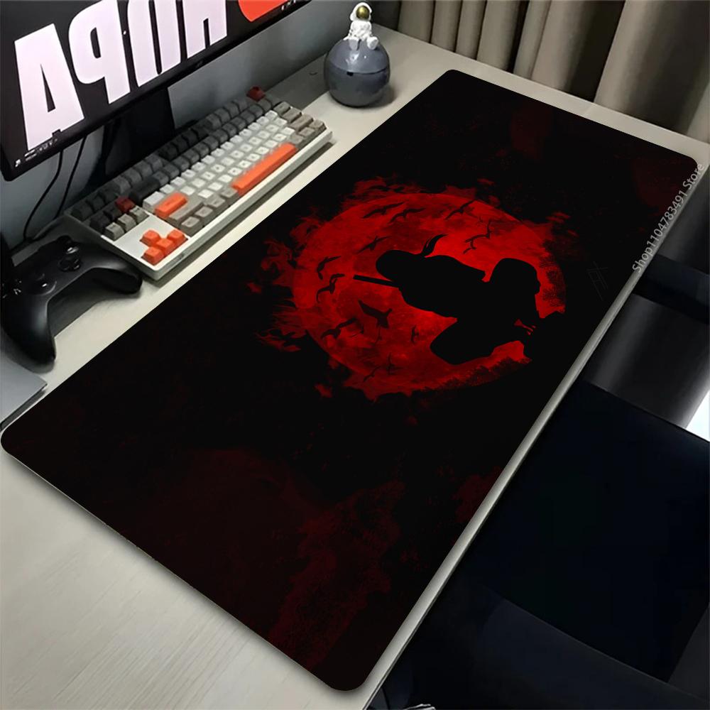 Naruto Itachi Uchiha Mouse Pads Gamer PC Computer Large XXL Desk Mat Keyboard Anime Gaming Accessories Mousepad Carpet