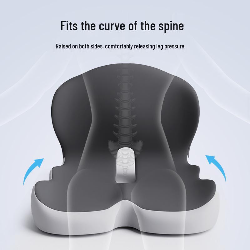 Cuscino per Sedile e Schienale in Memory Foam per Ufficio, Studente, Anziano, Auto - Supporto Lombare e per Glutei per Sedute Prolungate