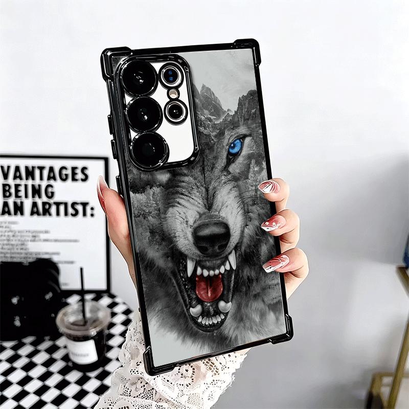 Wolfsmond Tier Weiche Handyhülle Für Samsung Galaxy S26 Ultra S25 Edge S24 FE S23 Plus S22 S21 + S20 Beschichtung Anti-Fall Hüllen