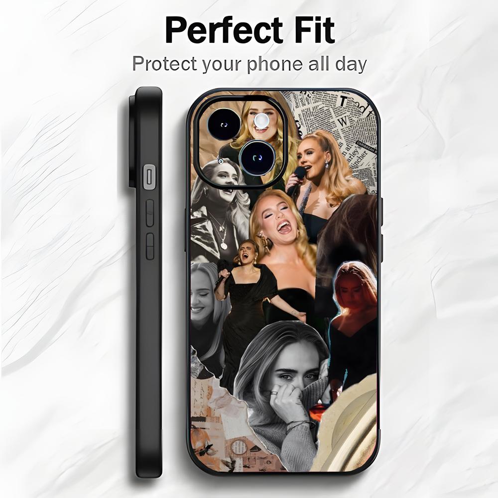 Seelenvoll Britische Sängerin A-Adele Adkins Handyhülle Handyhülle Weiche Verpackung Leicht Für iPhone17 16 15 14 13ProMax