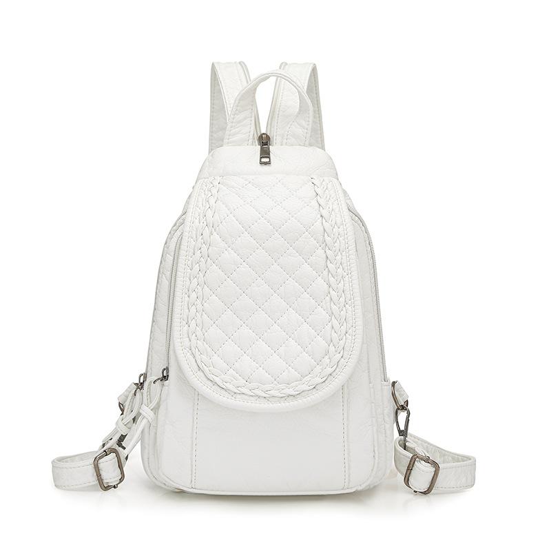 Small Backpack Multi-functional Chest Bag Shoulder Bag PU Soft Backpack Fashion Women's Backpack