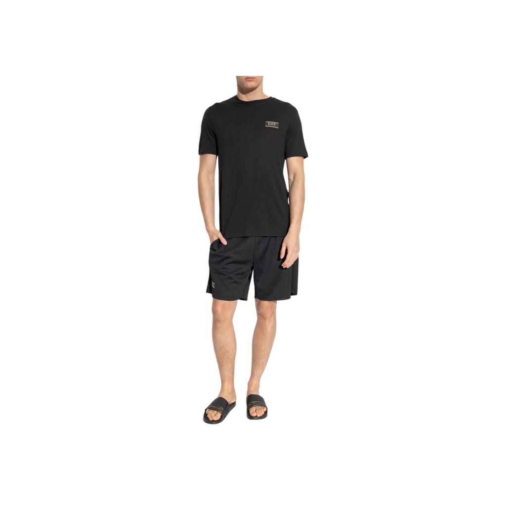 Emporio Armani EA7 FW25 Logo Print Elastic Waist Casual Shorts Men Shorts 7M001301-AF21420-UC001