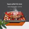 Commercial Square Grilling Pan for Fish and BBQ