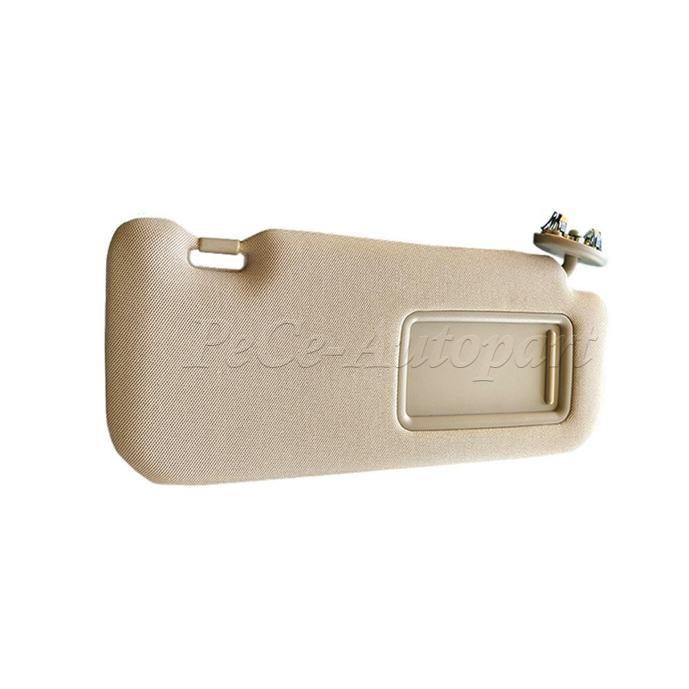 For Toyota Corolla 2007-2013 7432002640B1 7432002711 Grey or Beige  Sun Visor with Vanity Mirror Left or Right Car Accessories