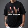 TV-Serie T-Shirts Prison Break Vintage T-Shirt Michael Scofield Klasse Y2k Kleidung Streetwear Bedrucktes T-Shirt Hemd Baumwolle Oberteil