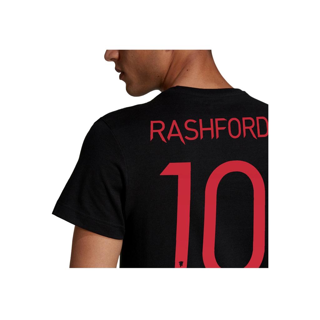 adidas Manchester United Football Series Sports T-Shirt Men Tops Black IC1440