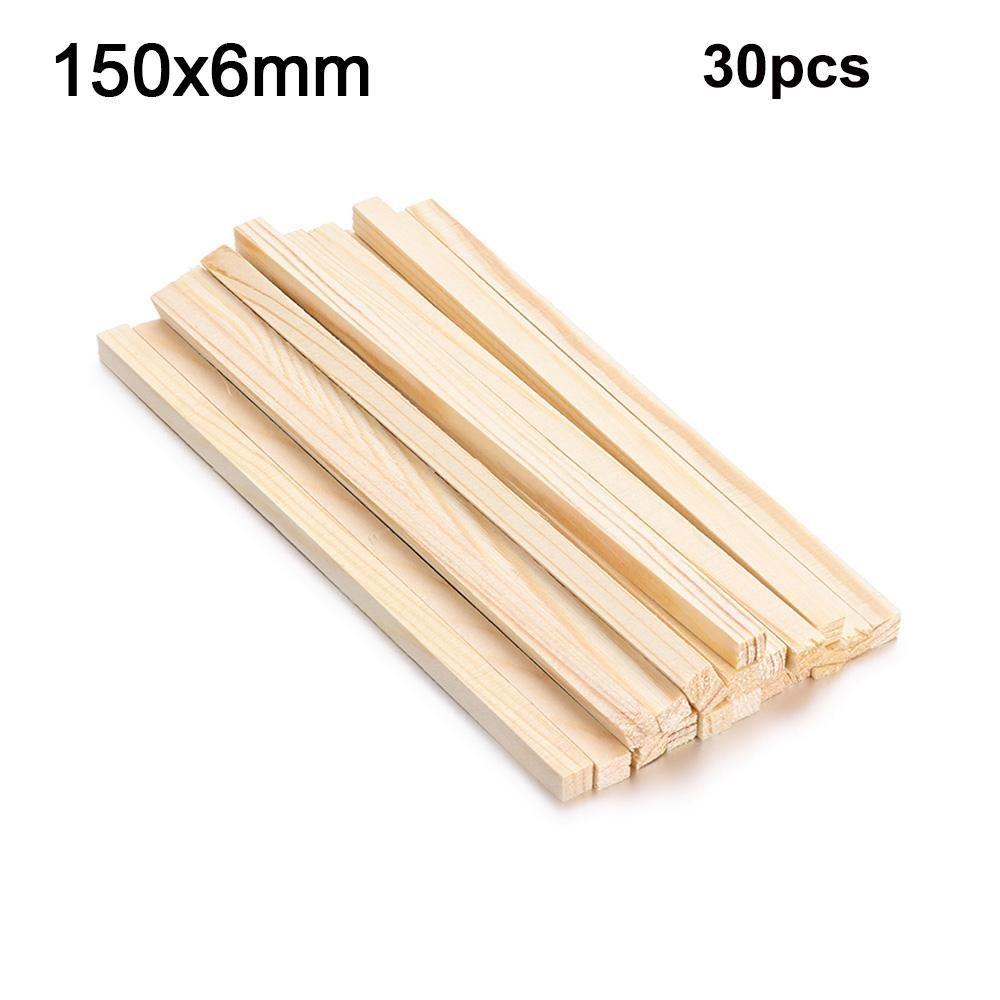 Woodworking homemade Children Educational Toys Wooden diy craft Square Wooden Rods counting stick