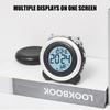 Vibration Alarm Clock Easy To Operate with Loud Vibrating and Backlight Twin Bells For Bedroom Office And Travel Use