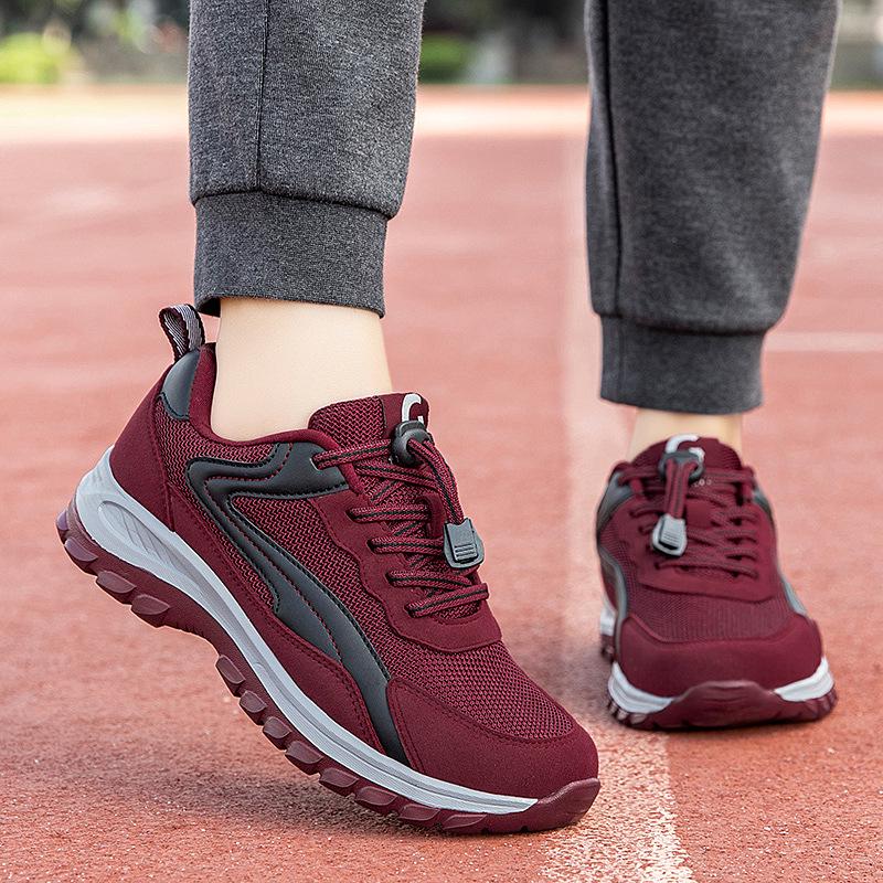 2024 Lightweight Non-Slip Elderly Walking Shoes - Soft Sole Casual Sneakers for Men & Women, Perfect for Autumn & Winter