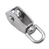 M15/M25 Single/Double Pulley Stainless Steel Wheel Swivel Lifting Rope Pulley Set Lifting Wheel Tools Wire Rope Crane Pulley