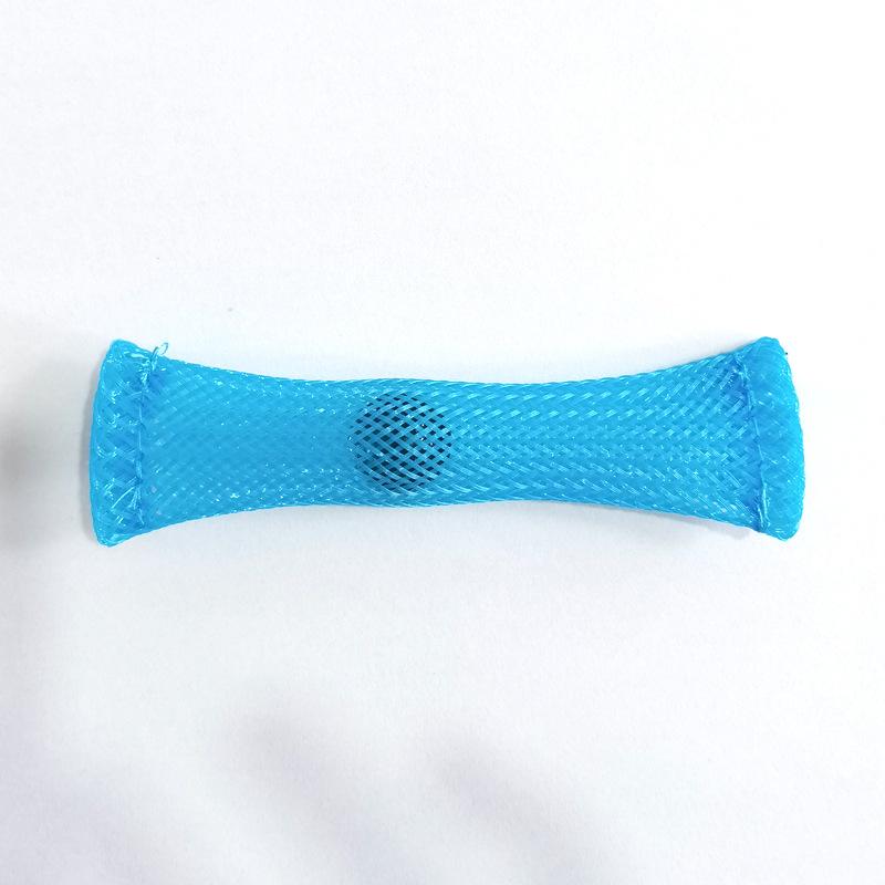 Multi-Color Pull Mesh Beads Squeeze Vent Toy Fidget Toy Decompression Braided Mesh Tube Marble Toy
