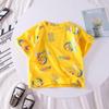 Haine de vară cu mânecă scurtă pentru băieți, tricou pentru bebeluși, design subțire, topuri pentru băieți și fete, pentru vară