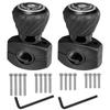 Spurtar Steering Wheel Spinner Set of Adjustable from 30mm To for Lawn and Car Car Steering Wheel Spinner Knob for Toyota Knob, 2, 42mm, Cars, Trucks,