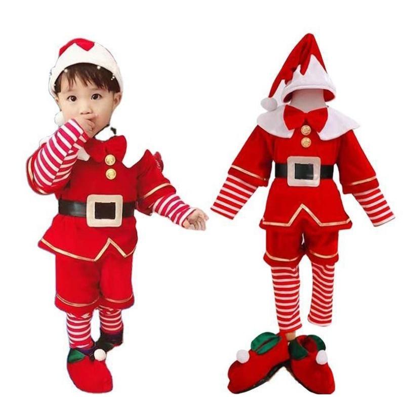 Soft Comfort Polyester Christmas Cosplay Costume For Toddler Boys Girls