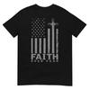 America Pride US Flag Faith Over Fear Prayer T-Shirt