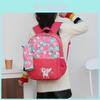 Fashionable Large Capacity Canvas Cartoon Backpack For Elementary School Kids Unisex