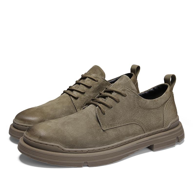 Leer Heren Comfortabele Casual Schoen Klassiek voor Heren Zakelijke Schoenen Alles-match Veterschoenen Heren Oxfords Schoenen Outdoor Wandelschoenen