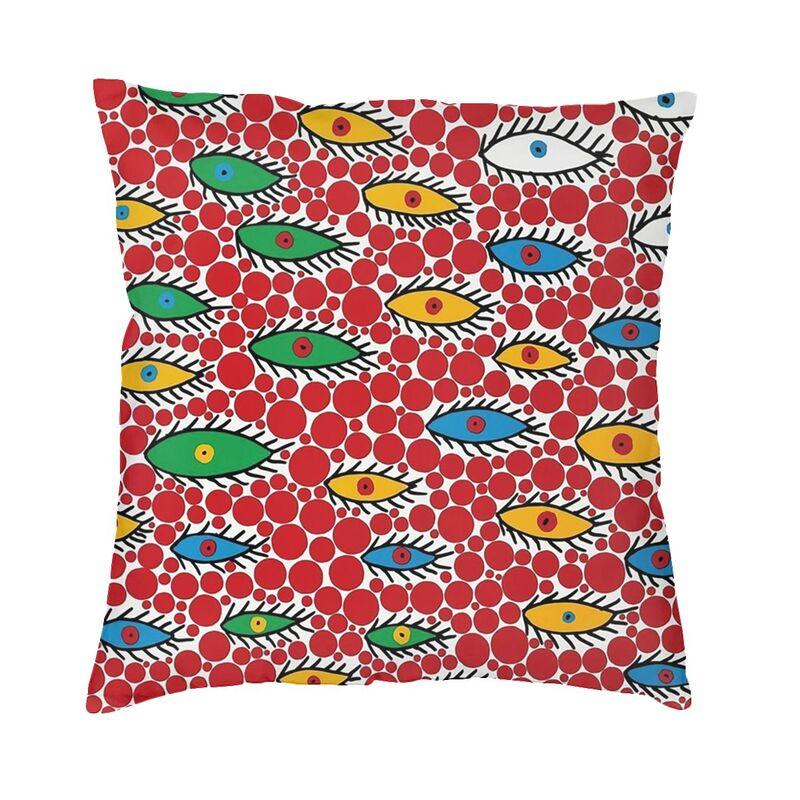 Gelbe Yayoi Kusama Kürbis Kissenbezüge Minimalistisch Modern Weich Niedlich Kissenbezüge Dekoration Wohnzimmer