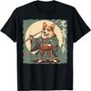 Pies Pembroke Welsh Corgi Japońska Sztuka Samuraj Ukiyo-e Mężczyźni Kobiety Dzieci Koszulka