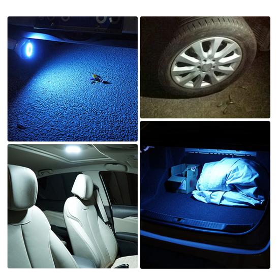 Universal Car Roof LED Reading Light USB Charging Wireless Portable Auto Interior Lamp Magnet Ceiling Car Night Light